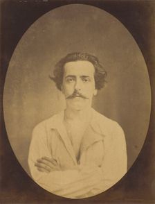 Face in repose, 1854-1856, printed 1862. Creator: Duchenne de Boulogne