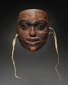 Face Mask, mid-1800s. Creator: Unknown