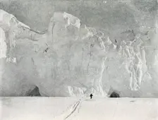 Face of a Glacier in Victoria Land c1911, (1913). Artist: G Murray Levick