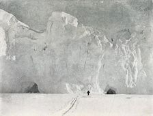 Face of a Glacier in Victoria Land c1911, (1913). Artist: G Murray Levick