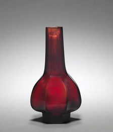 Faceted Bottle, 1736-1795. Creator: Unknown