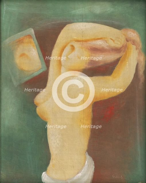 Facing Mirror, 1933. Creator: Mikulas Galanda.