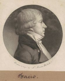 Facio, 1802. Creator: Charles Balthazar Julien Févret de Saint-Mémin