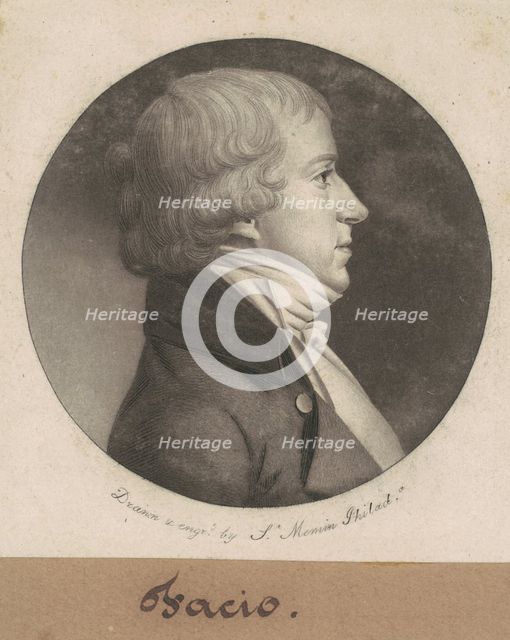 Facio, 1802. Creator: Charles Balthazar Julien Févret de Saint-Mémin.