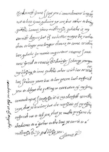 Facsimile of a Letter, Dated 10th August, 1623, (1904)