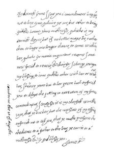 Facsimile of a Letter, Dated 10th August, 1623, (1904)