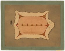 Facsimile of a Sioux Robe with Porcupine Quills, 1861/1869. Creator: George Catlin
