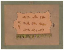 Facsimile of Chief Four Men's Robe - Mandan, 1861/1869. Creator: George Catlin