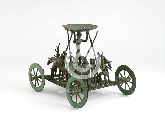 Facsimile of Earl Iron Age Strettweg wagon model, late 19th century. Artist: Unknown.