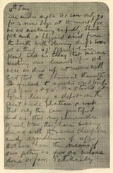 Facsimile of Page of Shackleton's Diary 4 January 1909