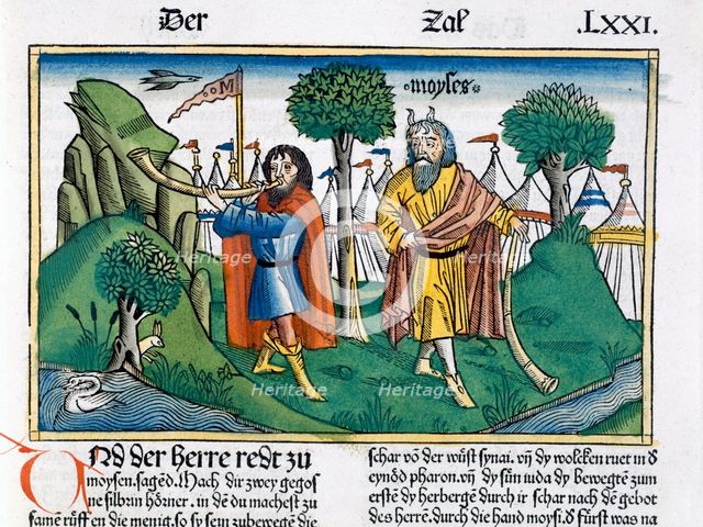Facsimile copy of Numbers 2 the camp assignments of the Israelites  Creator: Unknown.
