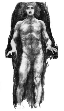 Facsimile from the sketch book of Hubert Herkomer, c1880-1882