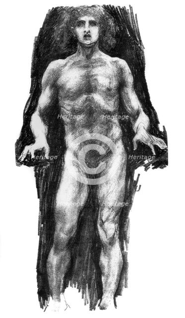 Facsimile from the sketch book of Hubert Herkomer, c1880-1882. Artist: Unknown