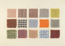 Factory Cloth Samples, 1935/1942. Creator: Frank J Mace