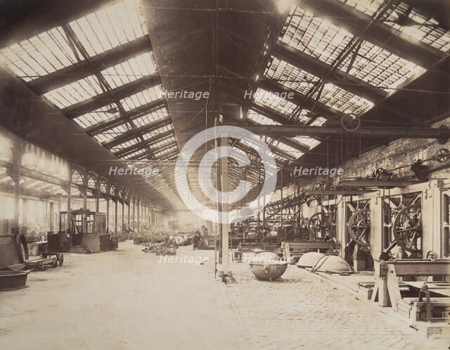 [Factory Interior], ca. 1880. Creator: Louis Lafon.