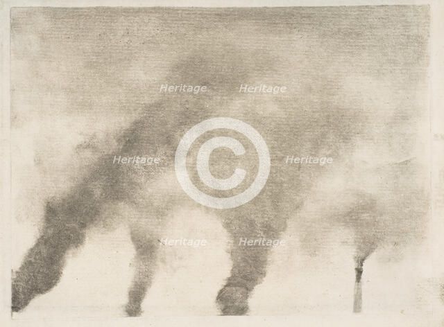 Factory Smoke, 1877-79. Creator: Edgar Degas.