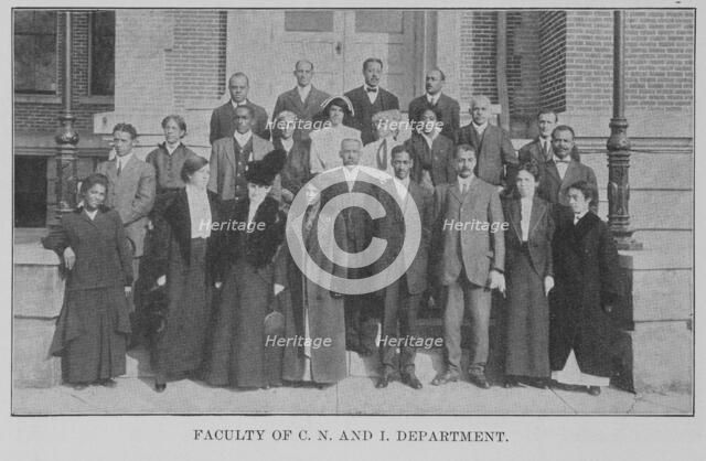 Faculty of C. N. and I. Department, 1915. Creator: Unknown.