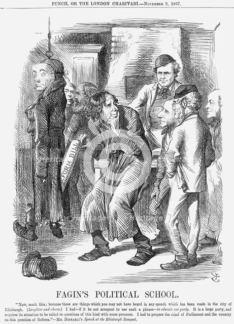 'Fagin's Political School', 1867. Creator: John Tenniel.