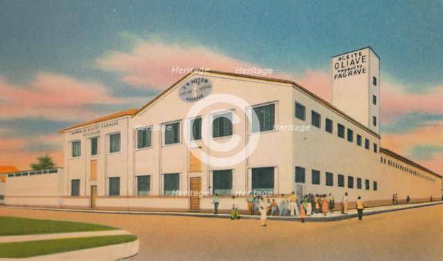 Fagrave Vegetable Fats and Oils Factory, Barranquilla'c1940s. Artist: Unknown.