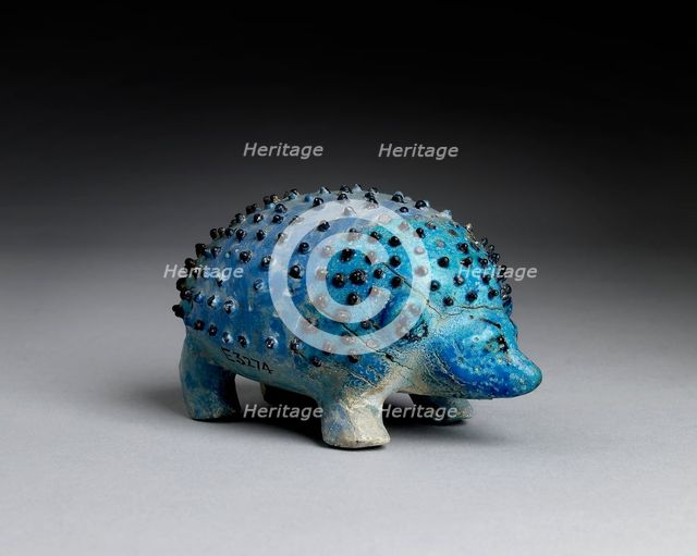 Faience figurine of a hedgehog, Middle Kingdom (c1975 BC-c1640 BC). Artist: Unknown.
