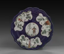 Faience Plate, c. 1760. Creator: Felice Clerici (Italian)