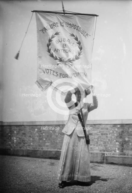 Failure Is Impossible. Susan B. Anthony. Votes for women, between c1910 and c1915. Creator: Bain News Service.
