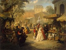 Fair, 1850. Creator: Constant Wauters