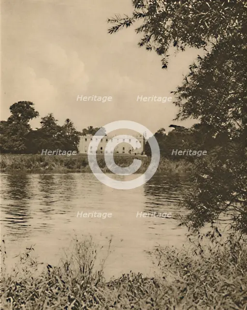 'Fair Thames Washes the Reedy Banks By Syon House', c1935. Creator: Donald McLeish.