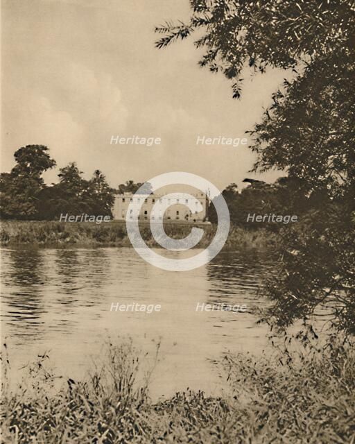 'Fair Thames Washes the Reedy Banks By Syon House', c1935. Creator: Donald McLeish.