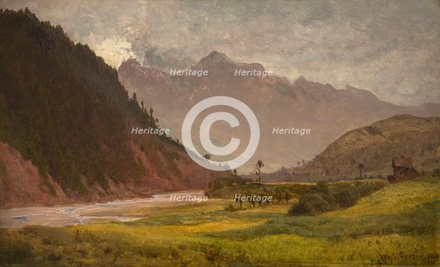 Fair Weather in the Pieniny Mountains, 1884. Creator: Wojciech Gerson.