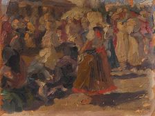 Fair - A Study, around 1935. Creator: Teodor Jozef Mousson