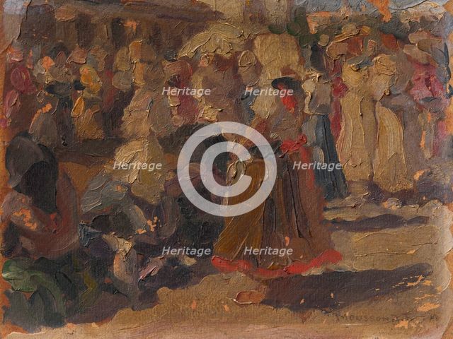 Fair - A Study, around 1935. Creator: Teodor Jozef Mousson.