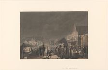 Fair at the Botermarkt in Amsterdam, 1810, 1810. Creator: Jan Antony Langendijk