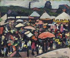 Fair at the Kesselbrink in Bielefeld, 1912. Creator: Stenner, Hermann (1891-1914)