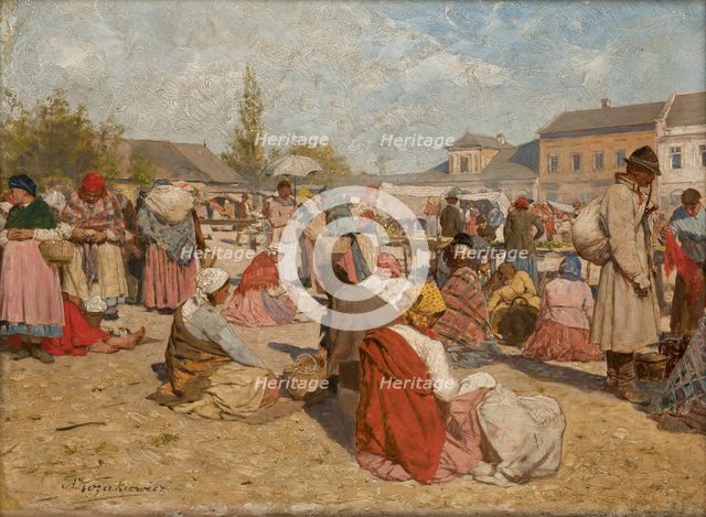 Fair at Wieliczka, before 1894. Creator: Antoni Kozakiewicz.