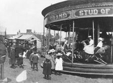Fair at Riddings, Derbyshire, c1900s. Creator: Unknown