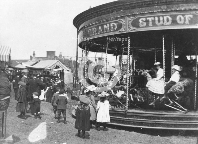 Fair at Riddings, Derbyshire, c1900s. Creator: Unknown.