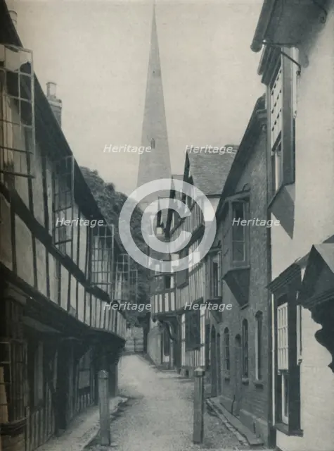 'Fair Homes Gathered Round a Steeple That Points To Heaven', c1935. Artist: BC Clayton.