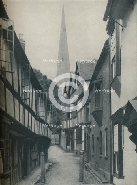 'Fair Homes Gathered Round a Steeple That Points To Heaven', c1935. Artist: BC Clayton.