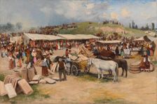 Fair, late 19th-early 20th century. Creator: Sergey Ivanovich Svetoslavsky