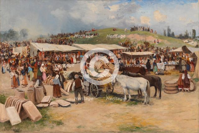 Fair, late 19th-early 20th century. Creator: Sergey Ivanovich Svetoslavsky.