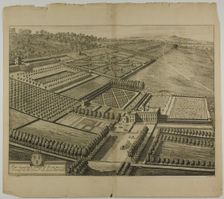Fair Lawn in the County of Kent, plate 49 from Britannia Illustrata, published 1707. Creator: Johannes Kip