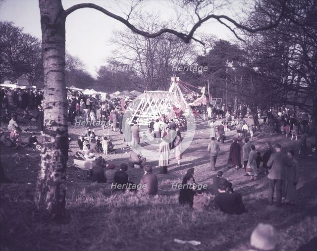 Fair on Hampstead Heath, London, c1955. Creator: Arthur Charles Kirby Ware.