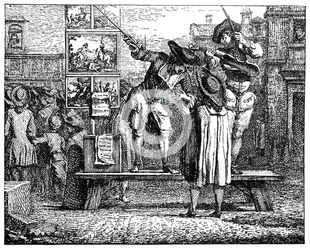 Fair Parade, (1885).Artist: Gillot