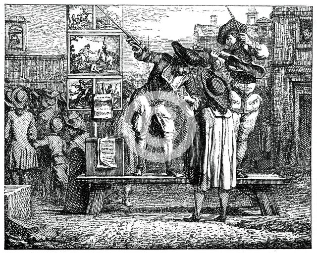 Fair Parade, (1885).Artist: Gillot