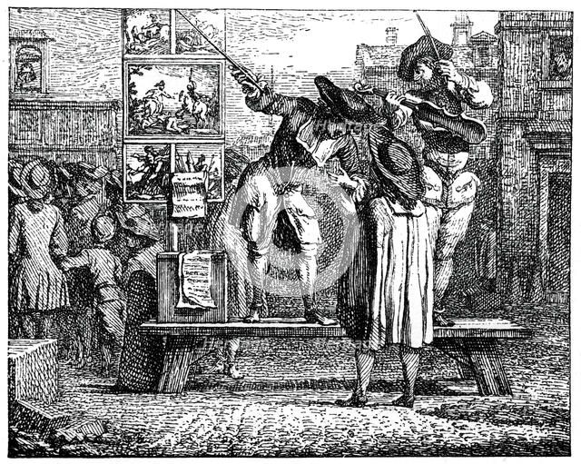 Fair Parade, (1885).Artist: Gillot