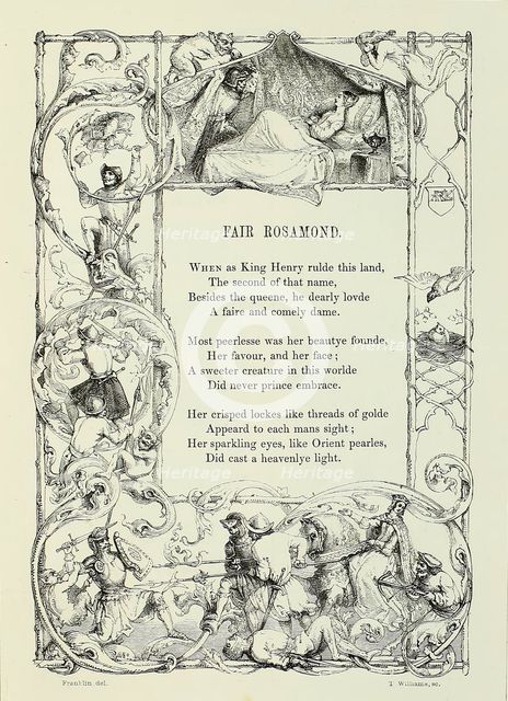 Fair Rosamond, 1842.  Creator: Thomas Williams.
