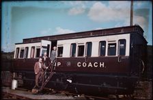 Fairbourne Railway Station, Fairbourne, Gwynedd, Wales, 1930-1939. Creator: Eric Maybank