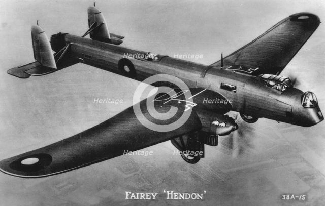 'Fairey Hendon'. Artist: Unknown