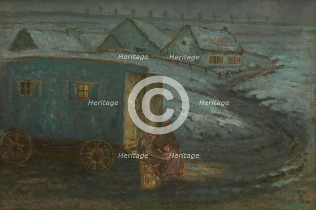 Fairground Wagon, 1910. Creator: William Degouve de Nuncques.